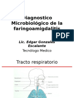 Diagnostic Microbiol de La Faringoamigdalitis