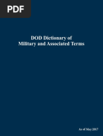 DOD Dictionary of Military and Associated Terms PDF