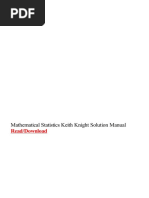 Download mathematical-statistics-keith-knight-solution-manualpdf by Ruben Dario Peralta SN349966424 doc pdf