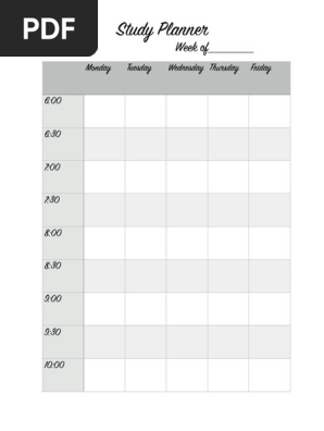 Study Planner