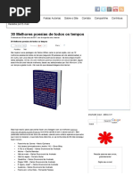 30 Melhores Poesias de Todos Os Tempos _ a Magia Da Poesia