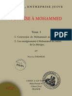 (Tome 1 ) "De Moïse à Mohammed, l'islam entreprise juive" par le père Gabriel Théry (Hanna Zakarias)