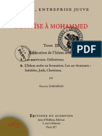 (Tome 3) "De Moïse à Mohammed, l'islam entreprise juive" par le père Gabriel Théry (Hanna Zakarias)