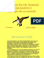 Cómo Hacer Un Trabajo Monográfico (Trabajo Del Animal) - JM 2013-2014