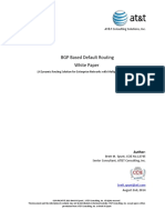 BGP Based Default Routing White-Paper PDF