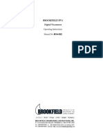 Manual Viscosímetro Brookfield DV1