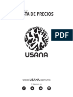 PriceList MX USANA