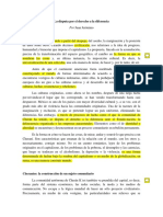 La Disputa Por El Derecho a La Diferencia