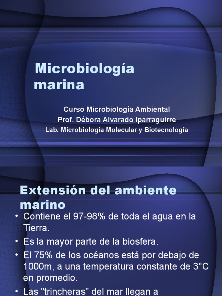 Microbiologia Marina | PDF | Las bacterias | Virus