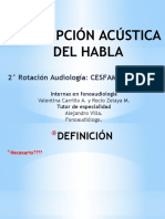 Ppt 2 Percepción Acústica Del Habla