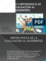 Metodos e Importancia de La Evaluación Al Desempeño