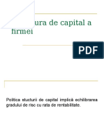 Curs 3 - Structura de Capital 1 - 2016-2017