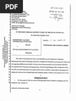 Temporary Restraining Order