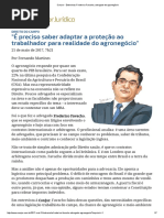 ConJur - Entrevista_ Frederico Favacho, Advogado de Agronegócio