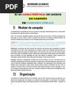 04 Características de Sucesso Do Campeão Em Concurso Público