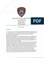 Kirbyville Police Press Release