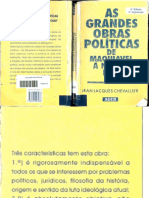 As Grandes Obras Polc3adticas de Maquiavel A Nossos Dias Jean Jacques Chevallier Rio de Janeiro - Agir 1999 PDF