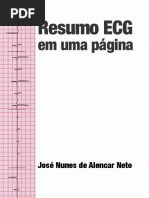 Resumo ECG Em Um Página - Alencar Neto - 1 Ed. (2016) - Pt