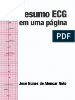 Resumo ECG Em Um Página - Alencar Neto - 1 Ed. (2016) - Pt