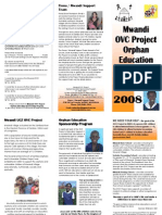 Mwandi Orphan Children Project Brochure