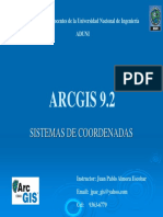 Arcgis Sistema Coordenadas 9 2 UNI