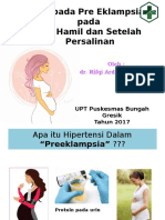 Waspadai Pre Eklampsia pada Ibu Hamil dan Setelah Persalinan