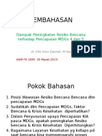 Sesi 1 Zaenab PEMBAHASAN Seminar Bencana-MDG 4-5