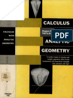 Taylor CalculusWithAnalyticGeometry PDF