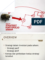 Portofolio & Investasi Bab 12 - Strategi Portofolio Saham
