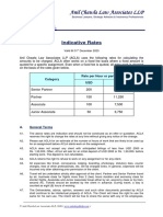 Indicative Rates