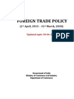 Foreign Trade Policy - Government of India