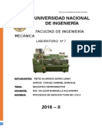 Informe de Maquinas Herramientas