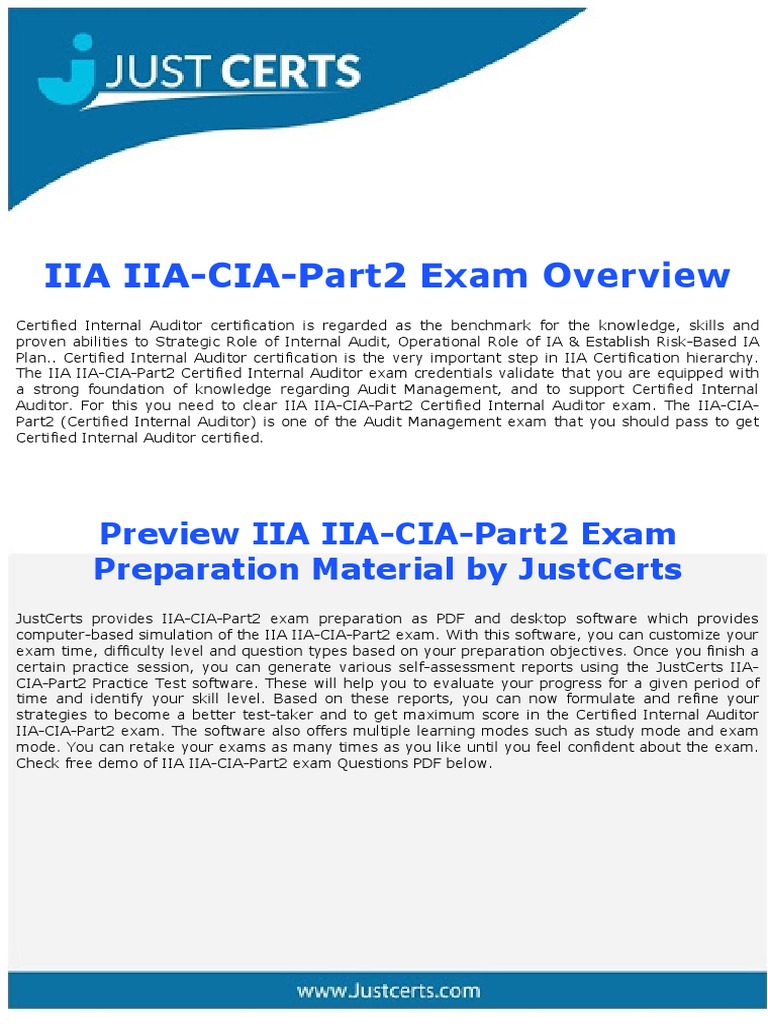IIA-CIA-Part2復習攻略問題