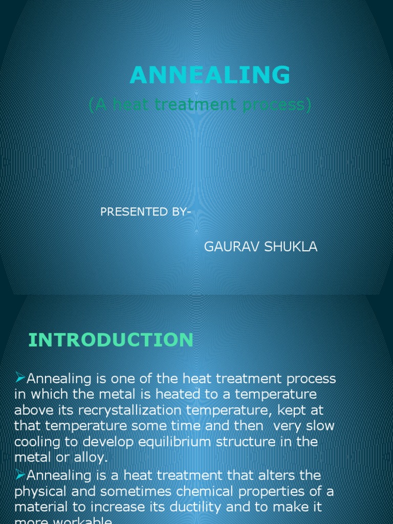 Understanding the Annealing Process | PDF | Annealing (Metallurgy ...