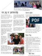 November 2009 Sholla Newsletter Missionary Project - Monterrey, Mexico