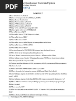 Assignment Questions of ES1