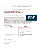 What Is Data?: DBMS: Anything Which Stores Data, Excel File