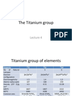 Lecture 4 - Titanium Group