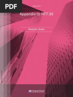 CP R77.30 Appendix ReleaseNotes