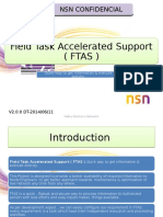 Field Task Accelerated Support (Ftas) Field Task Accelerated Support (Ftas)