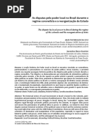 As Disputas Pelo Poder Local No Brasil