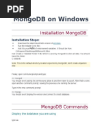 MongoDB on Windows