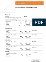 FORMULARIO DE DECLARACION DE DATOS Mediacion PDF