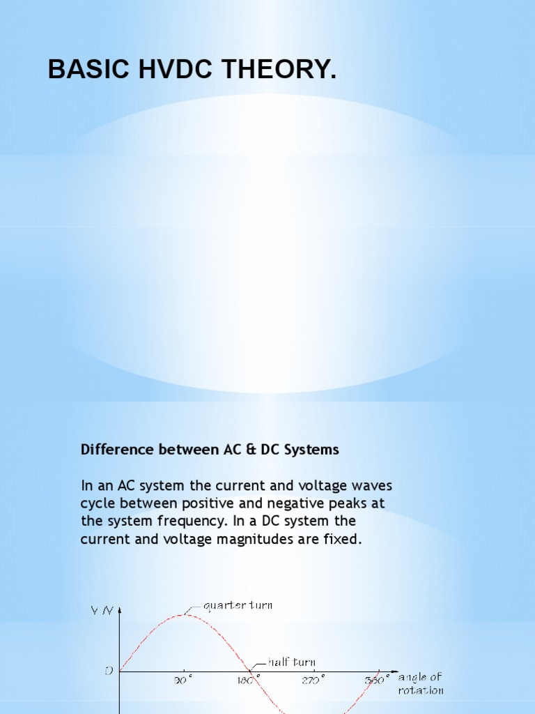 Introduction HVDC | PDF | High Voltage Direct Current | Electric Power ...