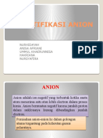 IDENTIFIKASI ANION