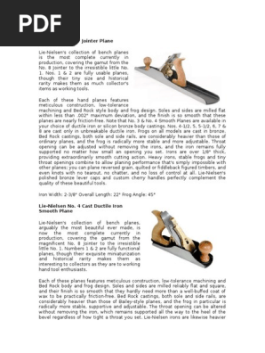 Woodworking Hand Tools