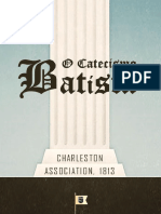 O Catecismo Batista - Como Publicado Pela Associação Charleston Em 1813