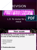 Revision: L.O. To Revise For Your Mock