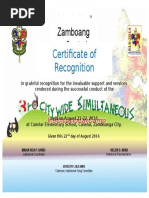 BSP Certificate | PDF | Scouting | Philippines