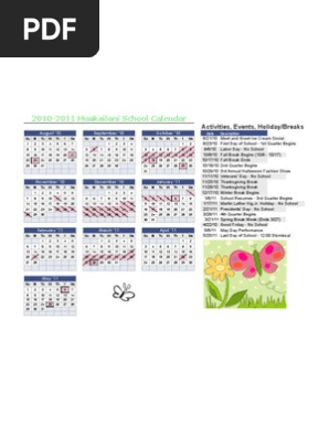 ヘタリア School Calendar 2010-2011 2010 2011 School Calendar 1 | PDF | Traditions | Public Holiday